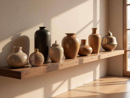 Interior design elements and decorative items, stylish home furnishings