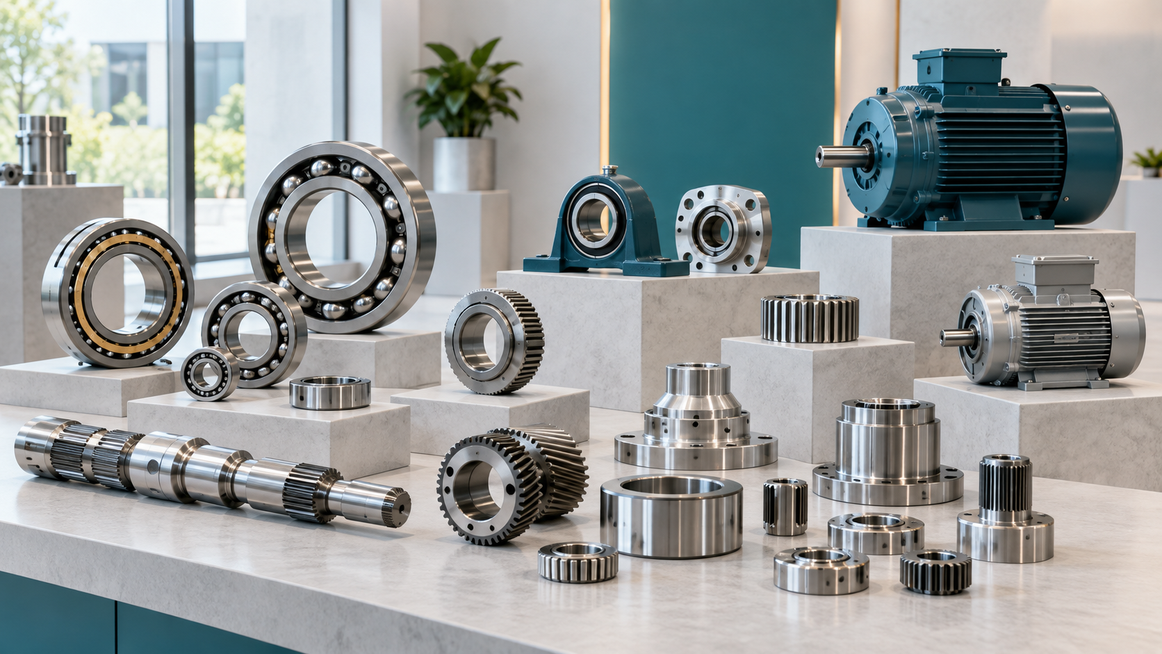 Machinery & Industrial Parts representative display