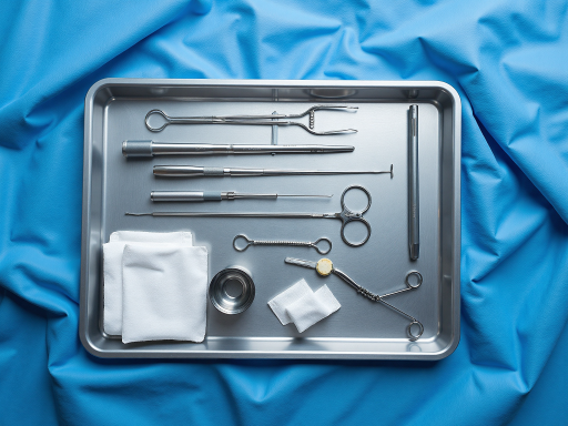 Healthcare devices and medical instruments, sterile medical setting